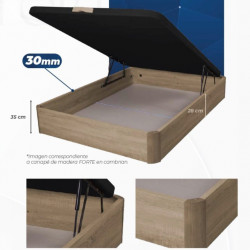 Canapé de madera Forte
