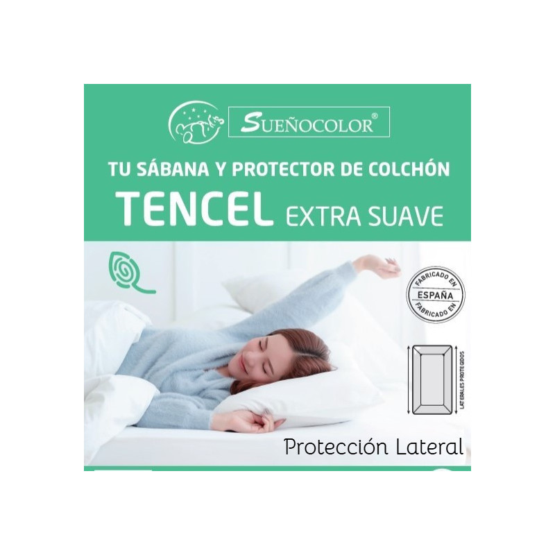Protector de colchón Tencel con protección lateral