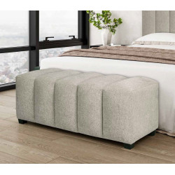 Pie de cama bruma con pata corta de plástico